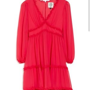 Safe collective Ruffle Hem baby doll mini dress. New with tags.